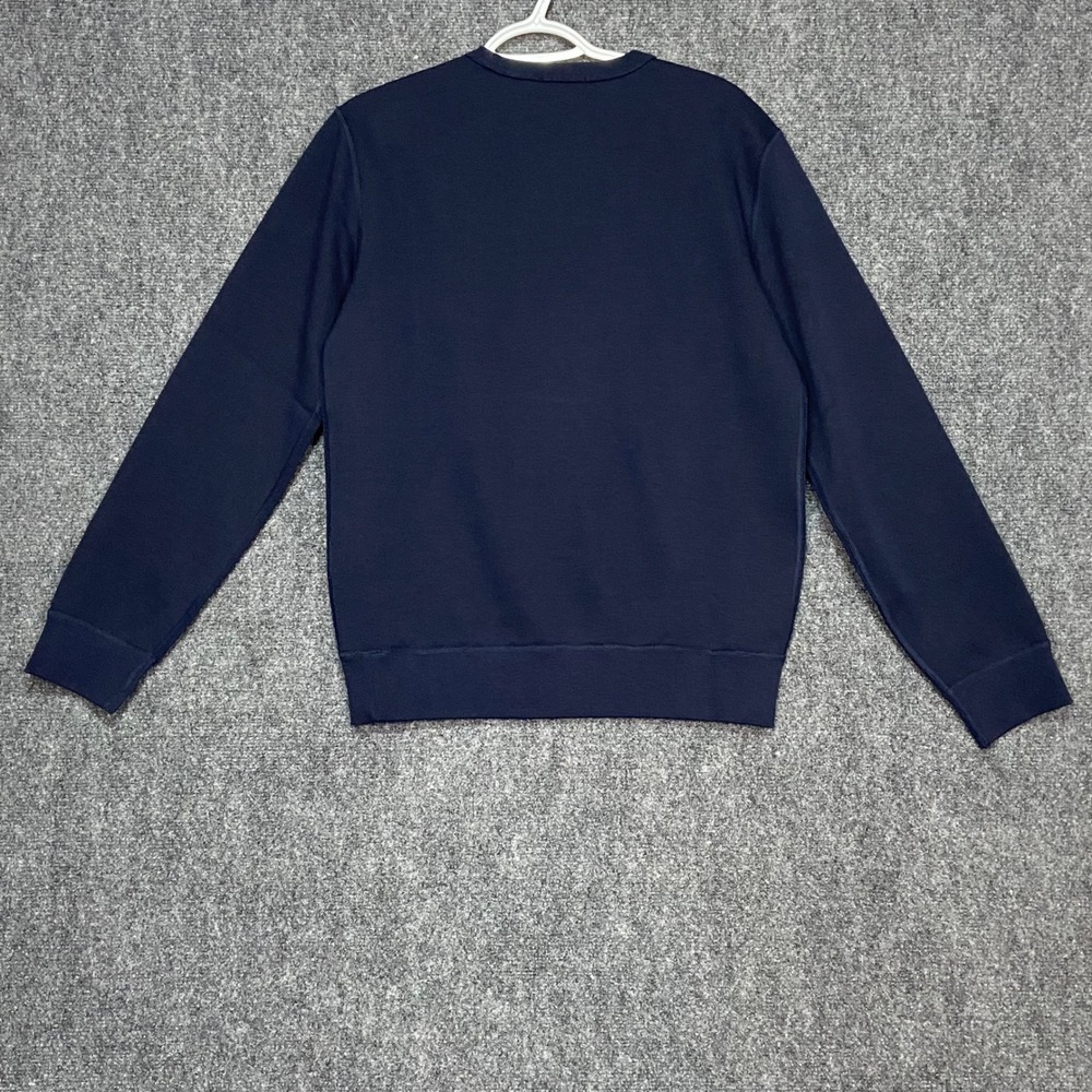 Polo Ralph Lauren Mens Small Big Pony Double-knit Sweatshirt In Aviator Navy NWT - Picture 3 of 10